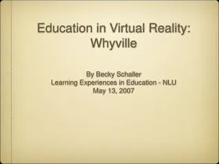 What is the value of virtual reality in education for kids?