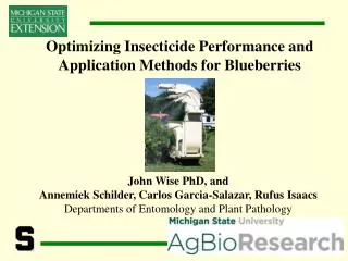 Optimizing Insecticide Performance and Application Methods for Blueberries