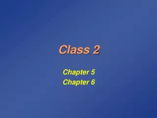 Class 2