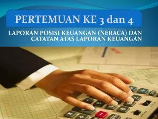 laporan posisi keuangan neraca dan catatan atas laporan keuangan