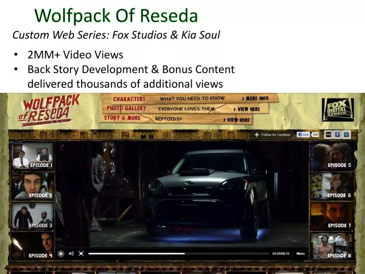 wolfpack of reseda custom web series fox studios kia soul