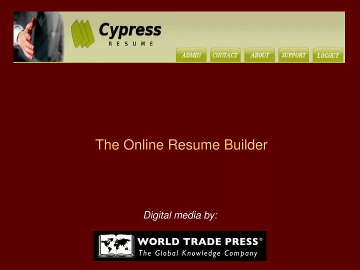 online resume builder ppt