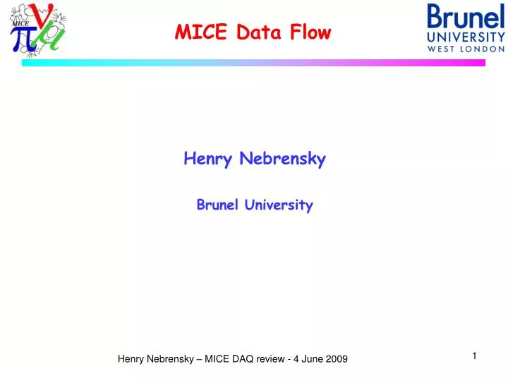 mice data flow