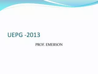 uepg 2013
