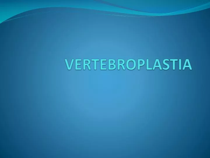 vertebroplastia