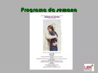 programa da semana
