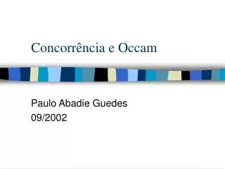 concorr ncia e occam