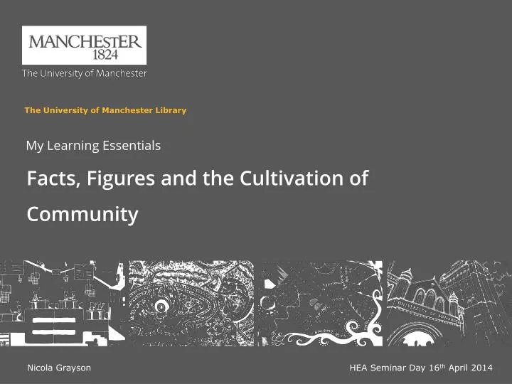 facts figures and the cultivation of community