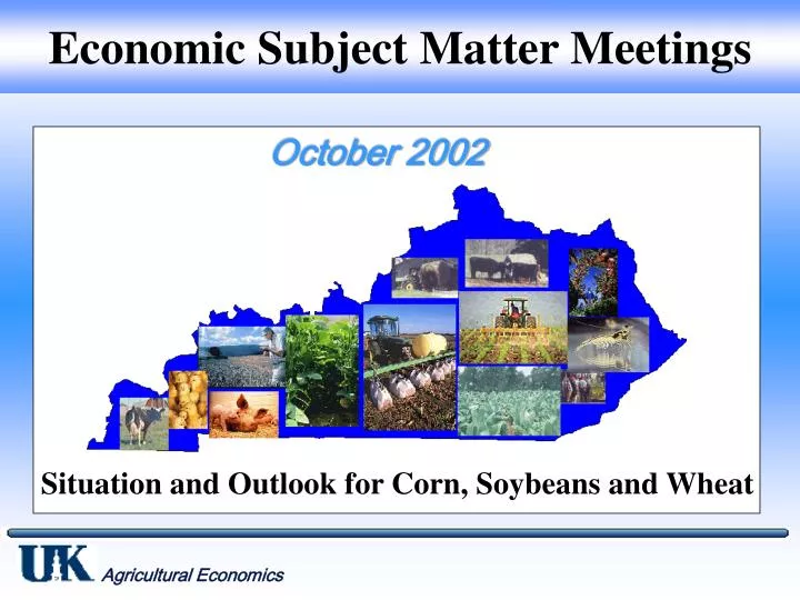 economic subject matter meetings