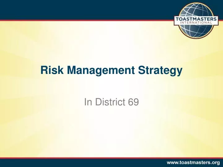 risk management strategy