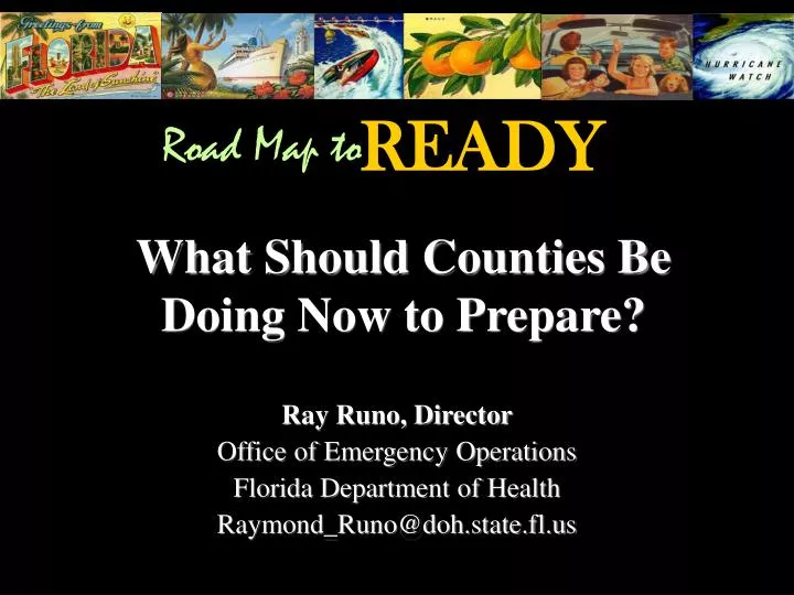 what should counties be doing now to prepare