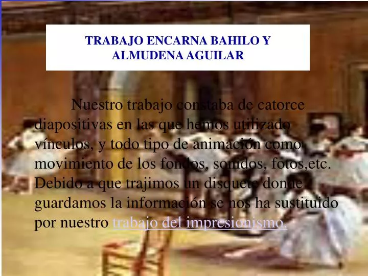 trabajo encarna bahilo y almudena aguilar