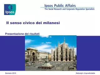presentazione dei risultati