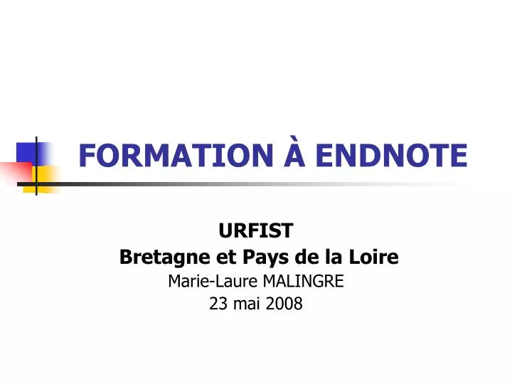 formation endnote