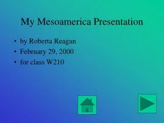 My Mesoamerica Presentation