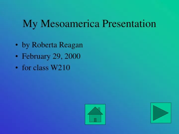 my mesoamerica presentation