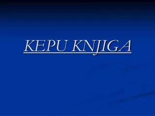 kepu knjiga