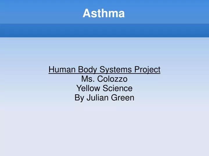 human body systems project ms colozzo yellow science by julian green