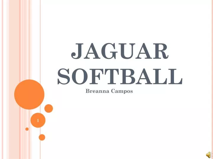 jaguar softball