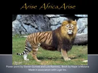 Arise Africa,Arise