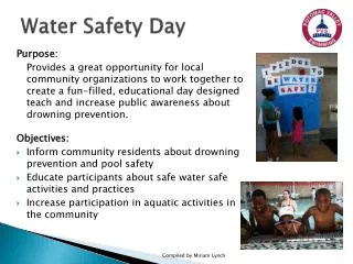 Water Safety Day