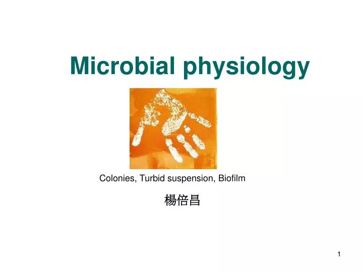 microbial physiology