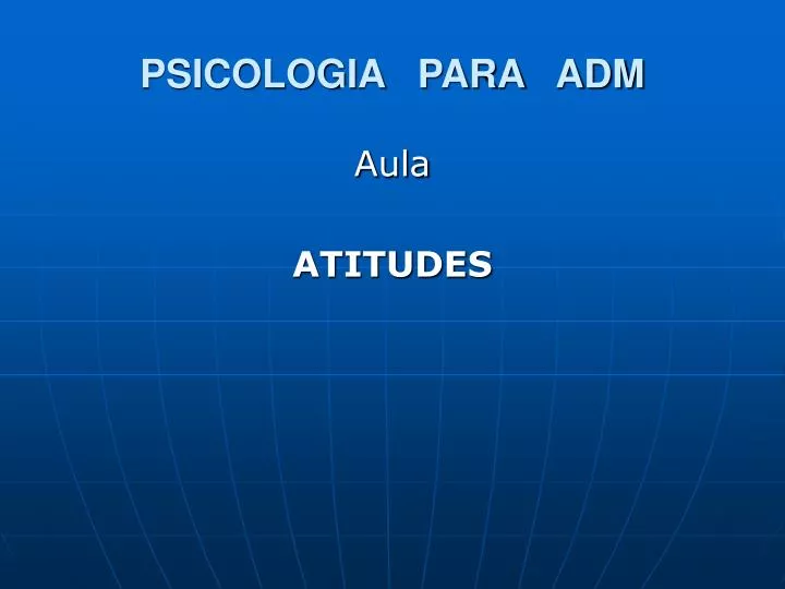 psicologia para adm