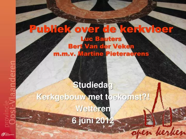 publiek over de kerkvloer luc bauters bert van der veken m m v martine pieteraerens