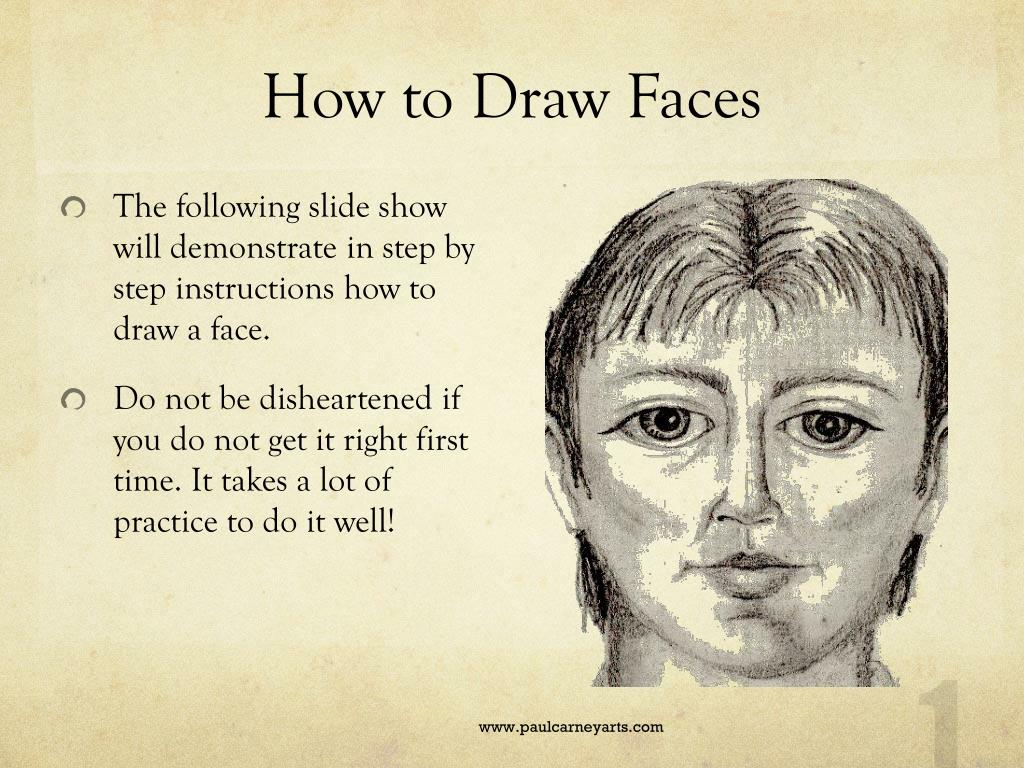 PPT - How to Draw Faces PowerPoint Presentation, free download - ID:6212422