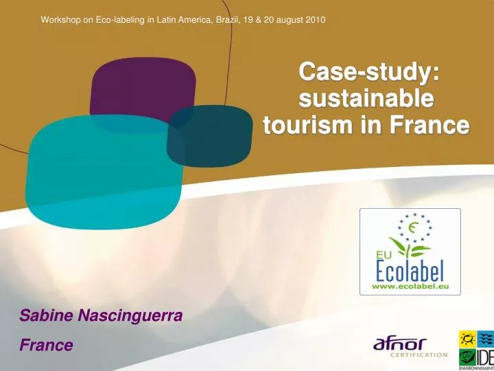 case study sustainable tourism in france