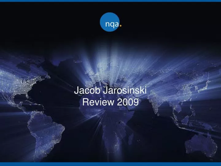 jacob jarosinski review 2009
