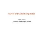Survey of Parallel Computation: Techniques and Applications - slide 1