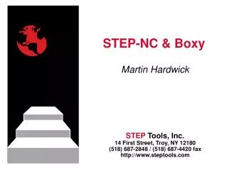 STEP-NC &amp; Boxy
