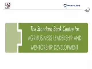 Standard Bank Centre for AgriBusiness Development and Leadership