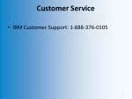Customer Service - slide 1