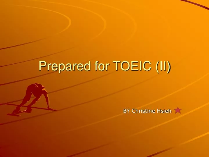 prepared for toeic ii