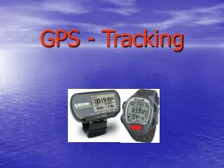 gps tracking