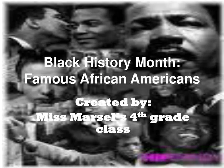 black history month famous african americans