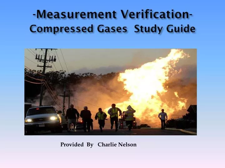 measurement verification compressed gases study guide