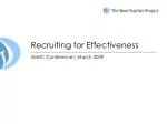 Enhancing Teacher Recruitment for Effective Learning in Under-Resourced Schools - slide 1