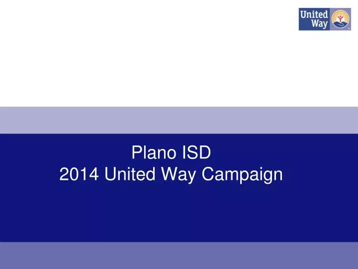 plano isd 2014 united way campaign