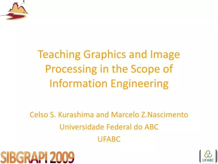 teaching graphics and image processing in the scope of information engineering