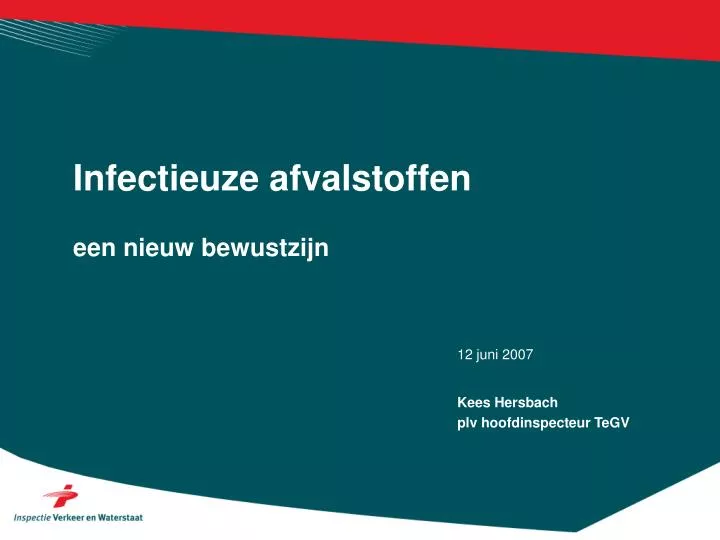 infectieuze afvalstoffen