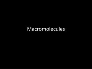 macromolecules