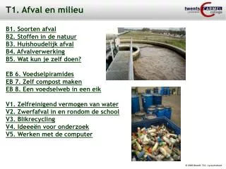 t1 afval en milieu