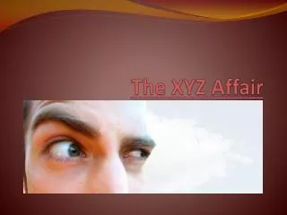 The XYZ Affair