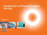 Introduction to Process Problem Solving - slide 1