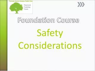 Safety Considerations