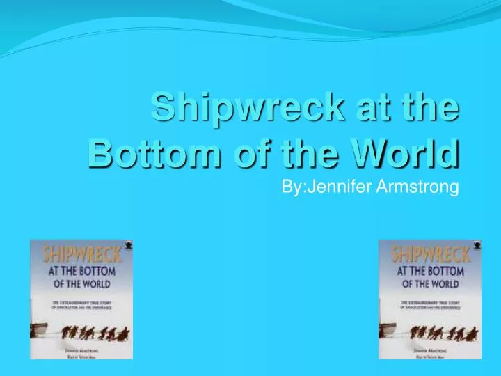 shipwreck at the bottom of the world