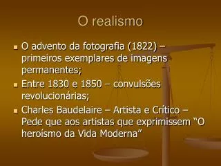 o realismo